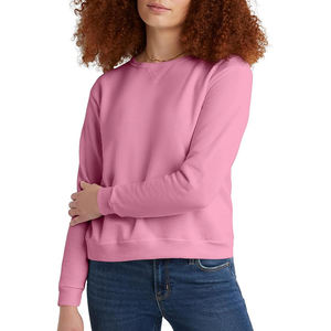 comfy streetwear oversized casual trendy <b>long</b> sleeve fleece warm breathable stylish <b>Women</b> <b>Sweatshirts</b> - Product Image 1