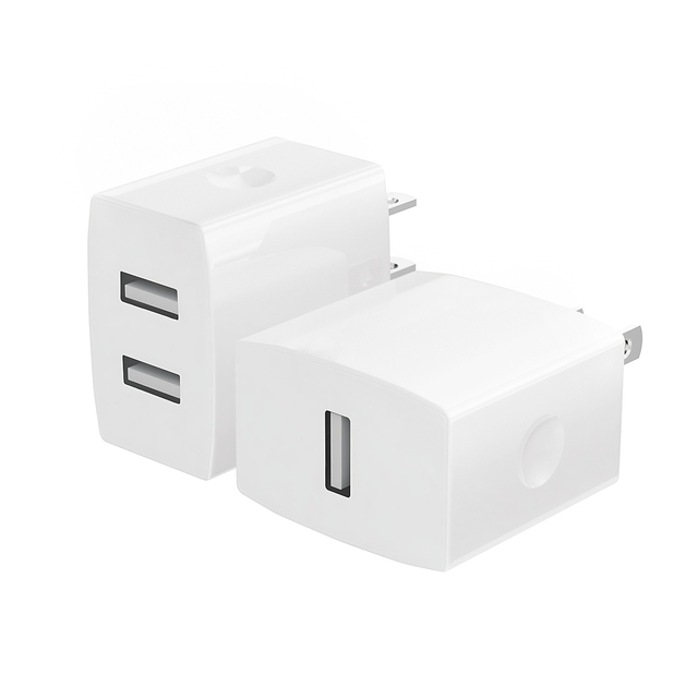 Us Plug Usb Wall Charger Qc Fast Charging Power Adapter 5V2.1A Port 5V3.4A Dual Port Travel Phone Charger for Iphone Samsung