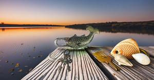 High Security Outdoor Smart Door <b>Lock</b> Waterproof Padlocks for Gym Cabinets and Luggage Smart Antique Fish Design - Product Image 4