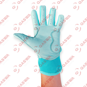 Gants de frappeur de baseball et de softball en cuir de qualité supérieure couleur baie menthe avec logo personnalisé manchette courte caractéristique professionnelle prix bas - Product Image 2