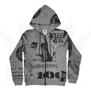 Áo hoodie nam 2025 giá rẻ, áo trơn nam assali, áo hoodie có khóa kéo toàn thân in hình Laugh Now Cry Later, màu xám cổ điển, 100% cotton, 600gsm - Product Image 5