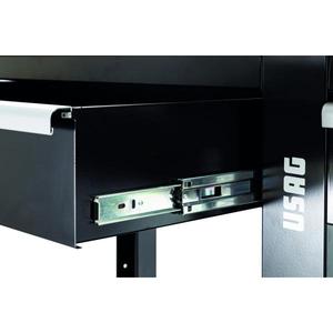 Usag Workbench with Wooden Top and 2 <b>Drawers</b> <b>Tool</b> Cabinet for Workspace Organization - Product Image 4