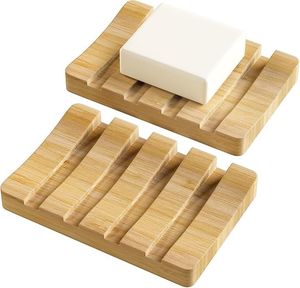 Porte-savon en bois naturel et écologique véritable Porte-savon en bois pour salle de bain Qualité super spéciale - Product Image 5