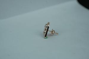 ต่างหูเพชรสีขาวสุดหรูที่ได้รับการรับรองจาก VS1และมีความชัดเจนในห้องปฏิบัติการของขวัญแต่งงานยอดนิยม - Product Image 4