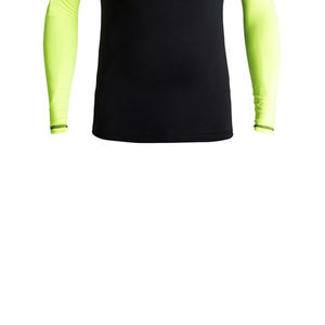 Rashguard de natation et de surf à col montant en tissu personnalisé, séchage rapide, respirant, protection solaire, manches longues, unisexe - Product Image 6