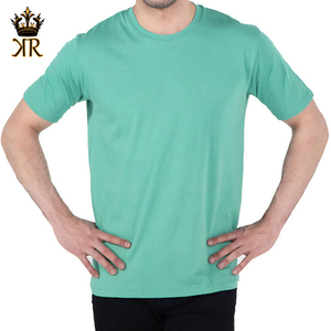 Camisetas de algodón 100% con logotipo personalizado, ropa de calle ajustada para hombre, serigrafía ligera de gran tamaño con diseño en blanco y patrón sólido - Product Image 1