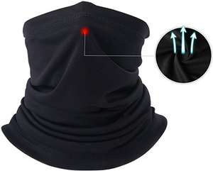 Unisex multifuncional verano transpirable cuello largo polaina diario playa aplicable poliéster algodón malla bufandas al aire libre - Product Image 4