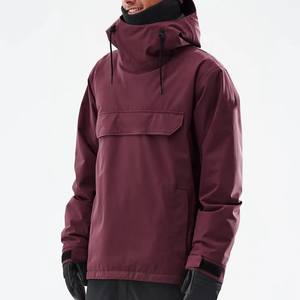 Chaqueta Cortavientos Personalizada con Capucha, Chaqueta de Esquí, Chaqueta de Snowboard para Hombre, Cálida, Impermeable, Resistente al Viento, OEM, Económica, con Bolsillos - Product Image 1
