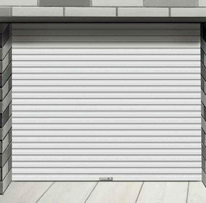 <span class=keywords><strong>Porte</strong></span> de garage à volets roulants électriques en aluminium <span class=keywords><strong>avec</strong></span> un design moderne, surface finie, isolation thermique - Product Image 1