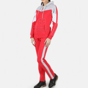 Chándales de algodón sólido de invierno para mujer, conjunto largo transpirable ecológico de 2 piezas, ejercicio informal - Product Image 4