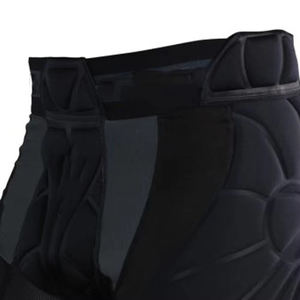 กางเกงขาสั้นป้องกันคุณภาพสูง ระบายอากาศดี ออกแบบตามสั่ง ขายส่ง บริการ OEM แบรนด์ส่วนตัว สินค้ามาใหม่ สำหรับผู้ชาย ผู้ใหญ่ สีพื้น - Product Image 2