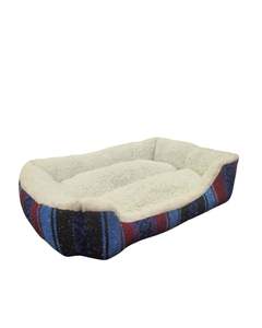 Cama Rectangular para Perro con Estampado Animal, Estilo Folclórico Mexicano, Lavable, Cómoda, Elegante, Ligera, Apta para Todas las Estaciones - Product Image 2