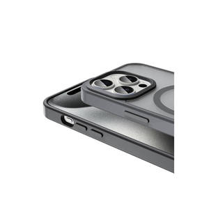 เน็ตซี่ ซาฟา ซิโอเคสสำหรับไอโฟน 15 โปรสำหรับแม็กเซฟ คอมแพติเบิล แมท แบล็คฝาหลังสีดำป้องกันโทรศัพท์สำหรับ 13 โปรแม็กซ์พลัส - Product Image 3