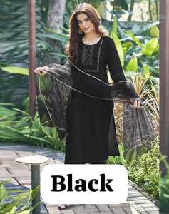 Party Wear <b>Beautiful</b> Printed Dresses Like Long Kurti Top Gown Women Wear Dresses in Wholesale Price in India - Product Image 6