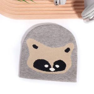 Gorro de Punto Acrílico Bordado Unisex para Niños de Alta Calidad, Cálido, Ajustable, con Diseño de Melodía y Dibujos Animados, Personalizable - Product Image 6