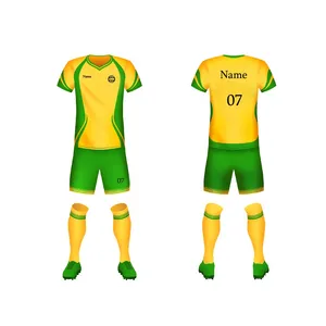 Uniforme de futebol masculino feito no Paquistão com impressão de logotipo personalizado, uniforme de futebol de alta qualidade com preço de atacado, novo design personalizado, 2024