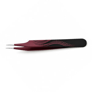 แหนบตัดขนตา SHEARS BEAUTY ทำจากสแตนเลสอย่างดี ด้ามจับไล่เฉดสีมารูน ปลายเรียบ ป้องกันไฟฟ้าสถิต ดีไซน์น้ำหนักเบา ขนาด 10 มม. - Product Image 6