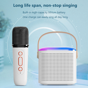 Jumon Mini Karaoke Machine Altavoz portátil con micrófono inalámbrico para niños Regalos para niñas y niños Cumpleaños - Product Image 2