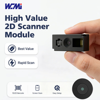 Módulo Escáner de Código de Barras WCMI COM USB RS232 1D 2D QR UART TTL, Motor de Escaneo Fijo Integrado