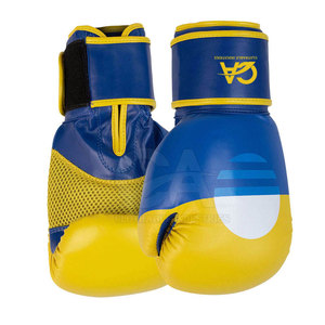 Guantes de boxeo de último diseño hechos en fábrica Nuevo servicio OEM de moda Guantes de boxeo de cuero Pu - Product Image 2