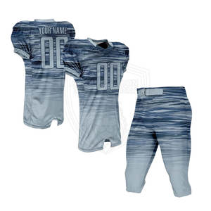 Uniforme de football américain à bas prix de haute qualité en uniforme de football américain en polyester 100% - Product Image 2