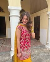 Nouvelle collection prête à porter de Tennecy, en soie Vichitra, avec broderie lourde et travail de sequins, longueur cheville, pour femmes indiennes et pakistanaises