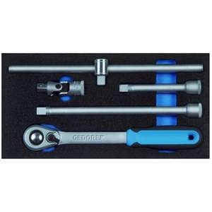 Accesorios para llaves de vaso Gedore de 1/2'' en paquete modular Check-Tool, paquete de 4 - Product Image 1