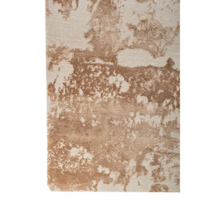 Tapis Kavi en laine et soie de bambou noué à la main, motif abstrait, pour la décoration de la maison, du salon ou du couloir, taille 9x12 - Esk-431 - Product Image 4