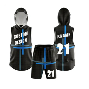 Ensembles de football 7v7 personnalisés avec logo, grande taille, respirants, à compression, avec design par sublimation, 100 % polyester, vente en gros - Product Image 3