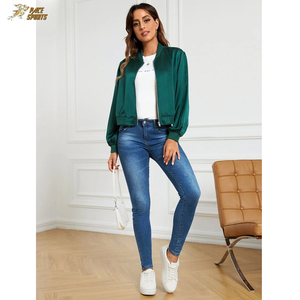 Alta calidad mancha transpirable béisbol Universidad Varsity chaqueta bombardero chaqueta superventas mujeres mancha chaquetas - Product Image 4