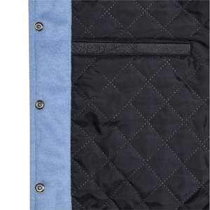 Veste unisexe à manches en cuir personnalisée Broderie chenille Vente en gros Bomber universitaire décontracté Letterman Design pour hommes femmes Toile - Product Image 5