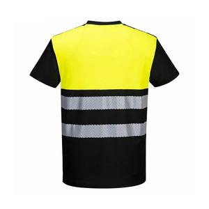 เสื้อยืดนิรภัยสำหรับผู้ชายเสื้อแขนครึ่งท่อนเพื่อความปลอดภัยสำหรับใส่ทำงาน2025วัสดุโพลีเอสเตอร์น้ำหนักเบาพิมพ์โลโก้ได้ตามต้องการ - Product Image 3