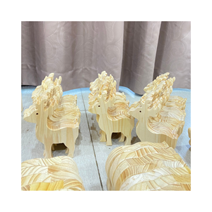 Animaux en bois avec une diversité animale différente avec de nombreuses tailles/formes et couleurs du Vietnam - Product Image 4