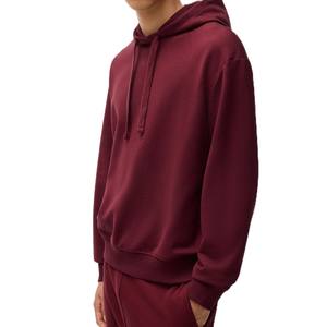 ชุดวอร์มออกกำลังกายลำลองสองชิ้นสีพื้นระบายอากาศได้ดีไซส์ใหญ่พิเศษยอดนิยมสำหรับฤดูหนาว - Product Image 5