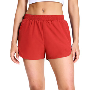 Pantalones cortos de playa informales con logotipo personalizado para mujer, ropa de calle para gimnasio, correr, Fitness, pantalones cortos deportivos, Material de algodón, 2025 - Product Image 1