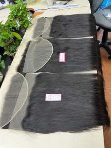 Cabello sin procesar virgen brasileño, rizos naturales de onda profunda, encaje frontal 13x4 13x6 hd, encaje suizo transparente - Product Image 2