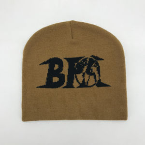 Nouveau Style unisexe tricoté personnalisé hiver chapeaux Jacquard avec Hip Hop Y2k Bonnet extérieur chaud tricoté bonnet froid - Product Image 4