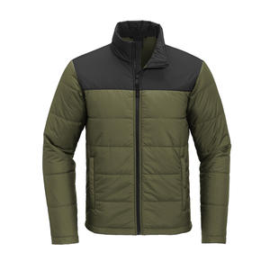 Vêtements d'extérieur de haute qualité avec logo personnalisé, prix de gros, vestes isolées, manteau matelassé à bulles isolé d'hiver pour hommes - Product Image 1