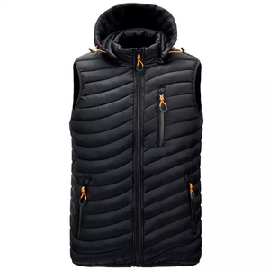 OEM Custom Logo Breathable <b>Puffer</b> Vest For Men <b>Jacket</b> Women and Men Sleeveless Quilted Winter Wear Vest Made in Pakistan - Product Image 4