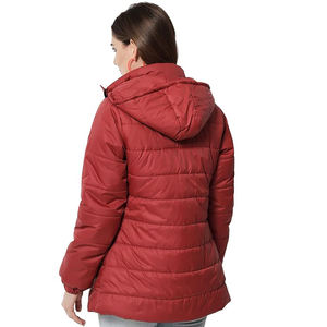 Doudoune longue pour femme coupe-vent respirant personnalisé en gros veste pour femme couleurs options personnalisées disponibles - Product Image 2