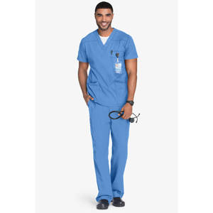 Ensemble de tenue d'infirmière pour femmes, haut de travail d'hôpital en spandex léger entièrement personnalisé, best-seller 2025, haute qualité - Product Image 4