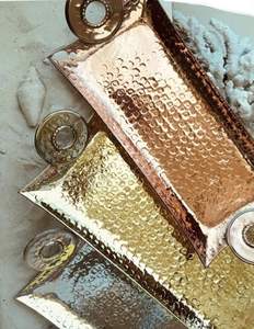 ถาดช็อคโกแลตทองเหลืองงานฝีมือทำจากโลหะพร้อมเครื่องครัวรูปทรงที่น่าสนใจสำหรับตกแต่งงานแต่งงานของขวัญของที่ระลึก - Product Image 6