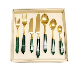 Recién llegado, juego de cubiertos de lujo hechos a mano de calidad Premium, cubiertos de Metal con acabado personalizado, juego decorativo recién llegado - Product Image 3