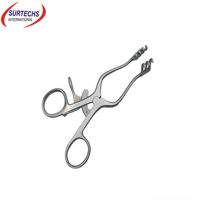 Fuente de alimentación manual Weitlaner, retractor de autorretención de puntas romas 3x4, retractores quirúrgicos veterinarios - Product Image 5