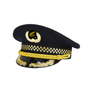 Premium Peak Cap Classic Sport Marching Band <b>Hat</b> with Embroidery and Piping Casual Scene Applicable Low Price <b>Hats</b> - Product Image 2