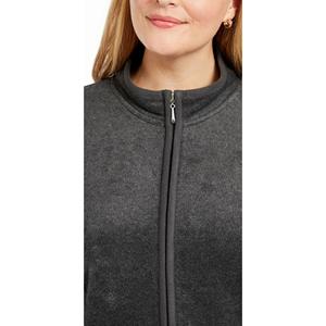 Giacca sportiva da donna Karen Scott Plus Size in pile Zeroproof Performance nera taglia 0X - Product Image 3