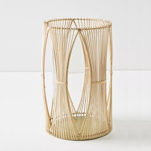 Article chaud rotin lanterne bougeoir fait à la main en osier naturel rotin bougie lanterne décoration de la maison fabriqué au Vietnam - Product Image 5