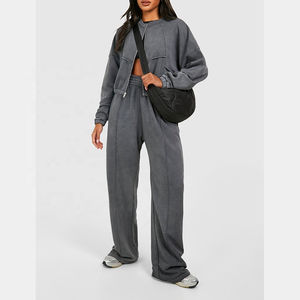 Ensemble pour femmes Ensembles pour femmes en coton polyester de haute qualité Vente en gros Ensembles de jogging polaire de qualité supérieure - Product Image 2