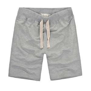 Haute qualité 240gsm 100% coton respirant mutli-couleur essentiel blanc solide cordon décontracté genou longueur salon Shorts pour hommes - Product Image 2