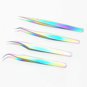 Pinzas de Acero Inoxidable para Extensión de Pestañas, Alta Calidad, Logotipo Personalizado, Profesional, Duraderas, de Precisión - Product Image 2